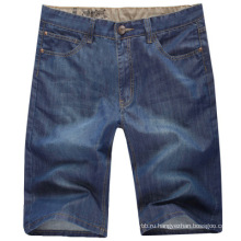 Летняя Повседневная Мужская мода джинсы брюки
